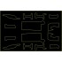 1/32 F-16A/B/C/D Strengthening Vinyl Plates