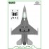 1/32 F-16A/B/C/D Strengthening Vinyl Plates