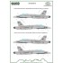 1/48 F/A-18 SPAIN STANDARD MARKINGS + Stencils (decal)