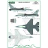 1/72 Belgian F-16 Inisignias and Stencils Generic set (decal)