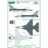 1/72 Belgian F-16 Inisignias and Stencils Generic set (decal)