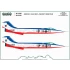 1/72 German F-104G MFG2 Vikings DEMO TEAM (decal)