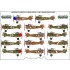 1/72 Albatros DIII (Oef) In Polish Service and Flik 3J Polish Pilots Planes Decals