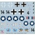 1/72 Irmgard - American Gustav in Tunisia - captured Me 109G-2 W.Nr.10605 (decal)