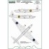1/72 VICKERS WELLINGTON Roundels and Fin Flashes EARLY (masks)