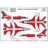 1/32 Danish F-16 800 Years of Dannebrog Masks and Decals Set