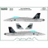 1/72 F/A-18 Switzerland Panthers special scheme -Masks set (mask and decal)