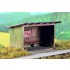 N Scale Wooden Passenger Shelter