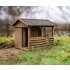HO Scale Wooden Garden House (laser-cut)