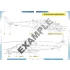 1/72 Mil Mi-24D/W Helicopter Decals & Canopy Paint Masks for Zvezda kits