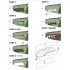 1/32 P-400/P-39 AIRCOBRA Paint Mask for Special Hobby (Canopy Masks + Insignia Masks)