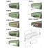 1/32 P-400/P-39 AIRCOBRA Paint Mask for Special Hobby (Canopy Masks + Insignia Masks)