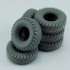 1/48 US Hummer Spare Tyres for Tamiya kits