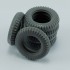 1/48 Volkswagen Type 82E Spare Tyres for Tamiya kits