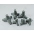 1/48 Tetrapods Blocks Mix (Trident Anti-Tank Obstacle, 6pcs)