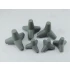 1/48 Tetrapods Blocks Mix (Trident Anti-Tank Obstacle, 6pcs)