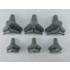 1/48 Tetrapods Blocks Mix (Trident Anti-Tank Obstacle, 6pcs)