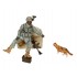 1/35 American Soldier with Cat (figure + base)