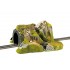 HO Scale Tunnel for Single Track #Straight (34 x 27 cm, 16 cm high, Headroom 9.3 cm)