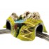 HO Scale Corner Tunnel for Double Track #Curved (43x41x23cm h, Headroom 9.3cm, for R1 R2)