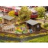 HO Scale In the Garden (building & figures)