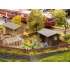 HO Scale In the Garden (building & figures)