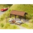 HO Scale Garden Party (building & figures)