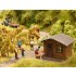 HO Scale In the Garden Plot (building & figures)