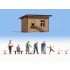 HO Scale On the Farm (building & figures)