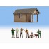 HO Scale Forest Work (building & figures)