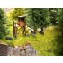 N Scale In the Forest (building & animal)