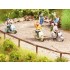 HO Scale Rail Fencing (Length: 970mm, Height: 14mm)