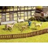 HO Scale Garden Fence (Length: 970mm, Height: 13mm)