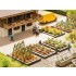 HO Scale Bed Edgings (2pcs with each 6.5 x 4 cm)
