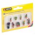 HO Scale Ornamental Plants in Pots