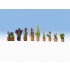 HO Scale Ornamental Plants in Pots