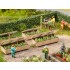 HO Scale Cold Frames with Lettuce