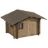 HO Scale Forest Lodge (Length: 65mm, Width: 51mm, Height: 40mm)