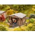 HO Scale Garden Plot Shed (Length: 54mm, Width: 52mm, Height: 33mm)