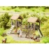 HO Scale Adventure Playground (Length: 110mm, Width: 37mm, Height: 45mm)