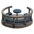 HO Scale Play Equipment: Roundabout, Seesaw, Swing