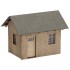 N Scale Small Track House (Length: 33mm, Width: 24mm, Height: 25mm)