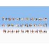 HO Scale Mega Economy Figures Set "Sitting People" (60 Figures, without Benches)