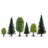 HO, TT Scale Mixed Forest (25 trees. 5 - 14cm)