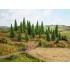 HO, TT Scale Model Spruce Trees (10pcs, 5 - 14cm)