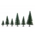 N, Z Scale Model Fir Trees (25pcs, 3.5 - 9cm)