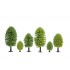 N, Z Scale Deciduous Trees (10pcs, 3.5 - 5cm)