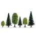 N, Z Scale Mixed Forest (10 trees, 3.5 - 9cm)