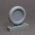 1/24 Bf-109 G-6 Resin Wheels Set (Main Disk Type 2 without Ribs)