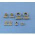1/32 Wheels and Weighted Tyres for Messerschmitt Bf.109 E-4, E-7 ("Continental" Tyres)